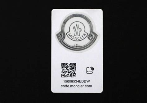 rfid chip moncler|Moncler nfc tag verification.